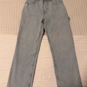 Abercrombie & Fitch Light Blue Straight Leg Jeans
